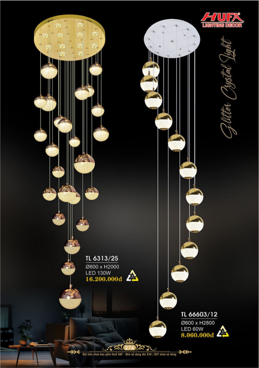 Bảng giá đèn trang trí HUFA